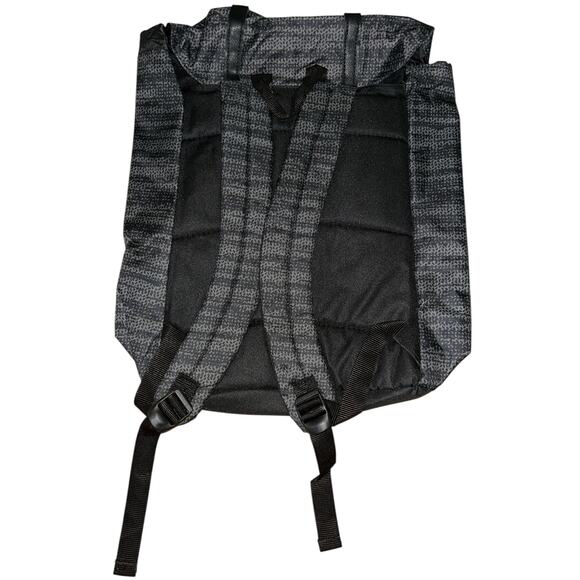 Mountain Edge Black New Backpack W Adjustable Straps & Drawstring Front - Picture 2 of 6